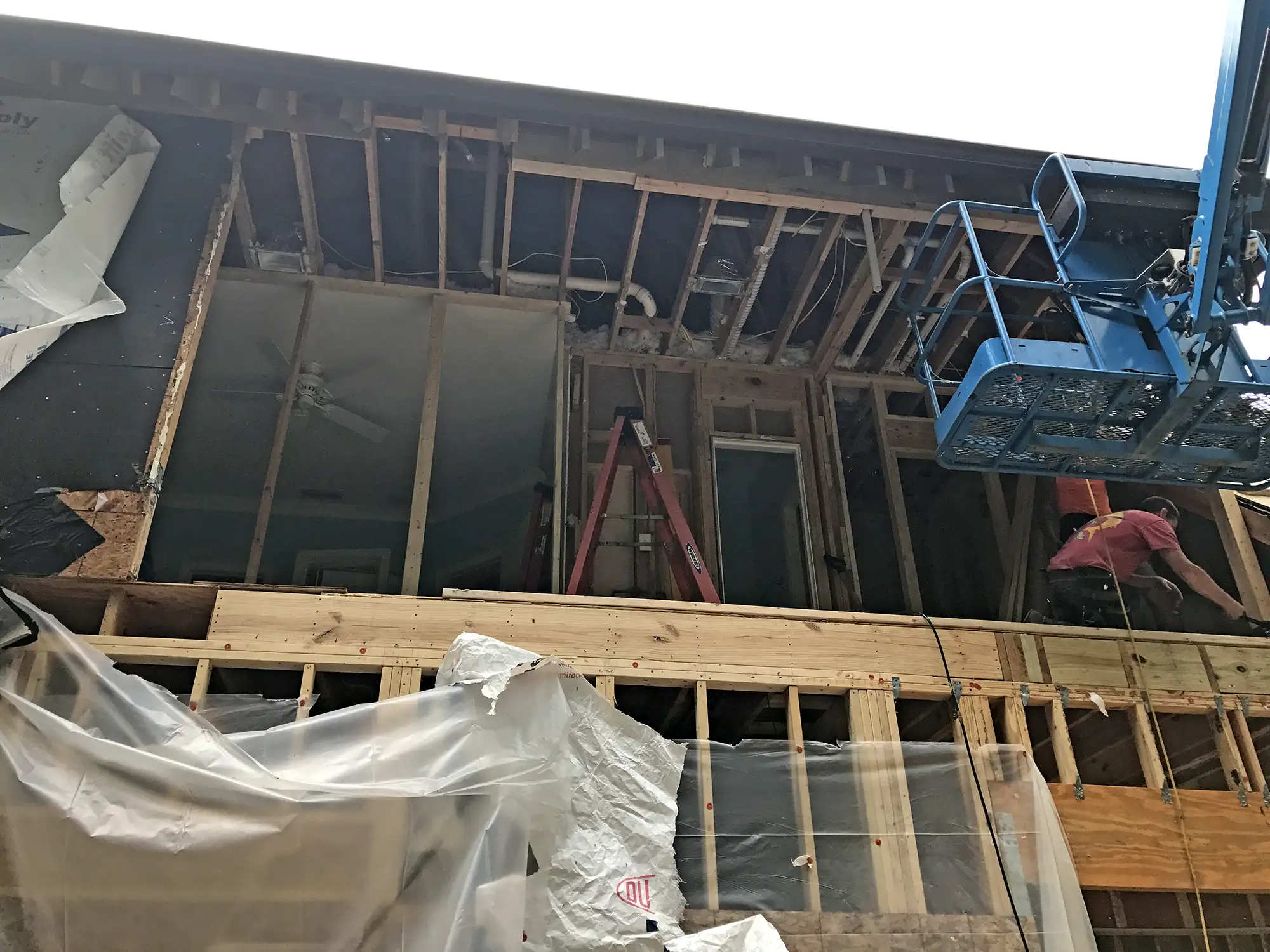Luxury new home construction - Middle Field project progress photo 15 by McQuillen Custom Homes in Orange Beach, AL